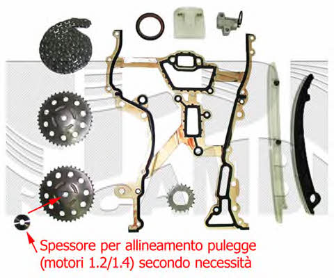 Autoteam KCA002 Timing chain kit KCA002: Buy near me in Poland at 2407.PL - Good price!