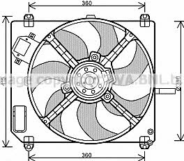 AVA FT7551 Hub, engine cooling fan wheel FT7551: Buy near me in Poland at 2407.PL - Good price!