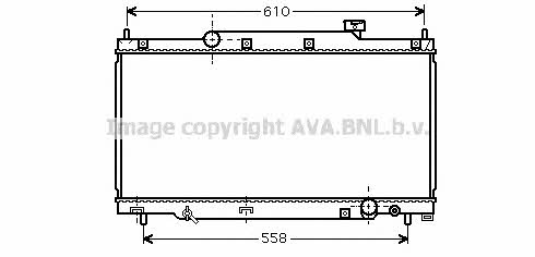 AVA HD2164 Радиатор охлаждения двигателя HD2164: Отличная цена - Купить в Польше на 2407.PL!