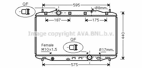 AVA HD2190 Chłodnica, układ chłodzenia silnika HD2190: Atrakcyjna cena w Polsce na 2407.PL - Zamów teraz!