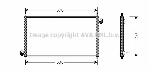 AVA HD5107 Радиатор кондиционера (Конденсатор) HD5107: Отличная цена - Купить в Польше на 2407.PL!