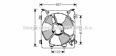 AVA HD7523 Вентилятор радіатора охолодження HD7523: Приваблива ціна - Купити у Польщі на 2407.PL!