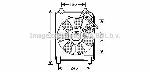 AVA HD7526 Hub, engine cooling fan wheel HD7526: Buy near me in Poland at 2407.PL - Good price!