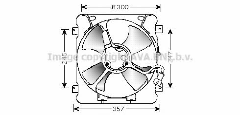 AVA HD7527 Вентилятор радіатора охолодження HD7527: Приваблива ціна - Купити у Польщі на 2407.PL!