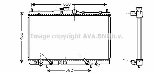 AVA HDA2100 Радиатор охлаждения двигателя HDA2100: Отличная цена - Купить в Польше на 2407.PL!