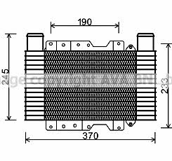 AVA HY4224 Intercooler, charger HY4224: Buy near me in Poland at 2407.PL - Good price!