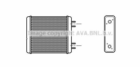 AVA HY6021 Heat exchanger, interior heating HY6021: Buy near me in Poland at 2407.PL - Good price!