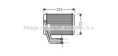 AVA HY6144 Heat exchanger, interior heating HY6144: Buy near me in Poland at 2407.PL - Good price!