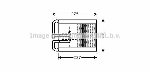 AVA HY6168 Heat exchanger, interior heating HY6168: Buy near me at 2407.PL in Poland at an Affordable price!