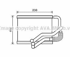 AVA HY6314 Heat exchanger, interior heating HY6314: Buy near me in Poland at 2407.PL - Good price!