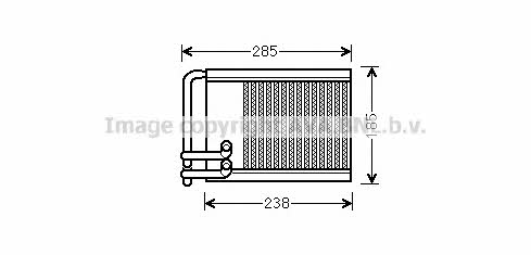 AVA HY6317 Heat exchanger, interior heating HY6317: Buy near me in Poland at 2407.PL - Good price!