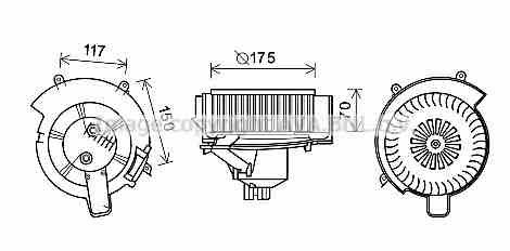 AVA OL8646 Motor der Kabinenbelüftung OL8646: Kaufen Sie zu einem guten Preis in Polen bei 2407.PL!