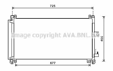 AVA CN5273D Радиатор кондиционера (Конденсатор) CN5273D: Отличная цена - Купить в Польше на 2407.PL!