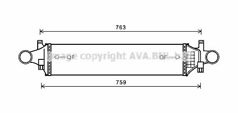 AVA MS4658 Chłodnica powietrza doładowującego (intercooler) MS4658: Dobra cena w Polsce na 2407.PL - Kup Teraz!