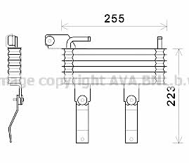 AVA HY3369 Oil cooler HY3369: Buy near me at 2407.PL in Poland at an Affordable price!