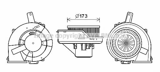 AVA ST8046 Двигун вентиляції салону ST8046: Приваблива ціна - Купити у Польщі на 2407.PL!