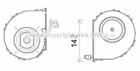 AVA MS8642 Cabin ventilation engine MS8642: Buy near me in Poland at 2407.PL - Good price!