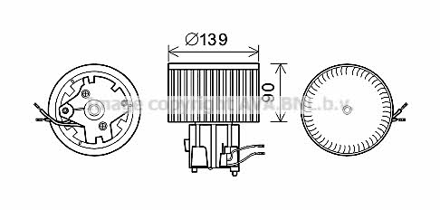 AVA FT8441 Motor der Kabinenbelüftung FT8441: Kaufen Sie zu einem guten Preis in Polen bei 2407.PL!