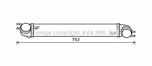 AVA BWA4425 Интеркулер BWA4425: Купить в Польше - Отличная цена на 2407.PL!