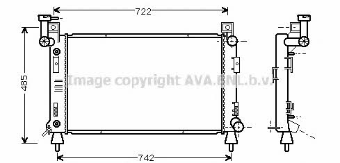 AVA CR2049 Kühler motorkühlung CR2049: Kaufen Sie zu einem guten Preis in Polen bei 2407.PL!