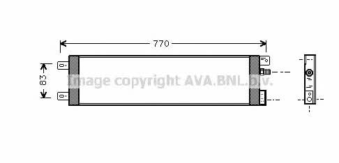 AVA CR5025 Радіатор кондиціонера (Конденсатор) CR5025: Купити у Польщі - Добра ціна на 2407.PL!