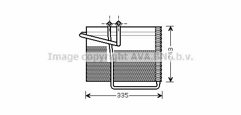 AVA CRV042 Air conditioner evaporator CRV042: Buy near me in Poland at 2407.PL - Good price!