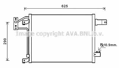AVA JE5049 Радіатор кондиціонера (Конденсатор) JE5049: Приваблива ціна - Купити у Польщі на 2407.PL!