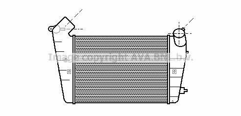 AVA AI4075 Intercooler, charger AI4075: Buy near me in Poland at 2407.PL - Good price!