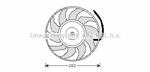 AVA AI7502 Hub, engine cooling fan wheel AI7502: Buy near me in Poland at 2407.PL - Good price!