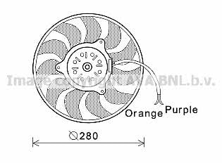 AVA AI7517 Hub, engine cooling fan wheel AI7517: Buy near me in Poland at 2407.PL - Good price!