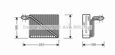AVA AIV148 Air conditioner evaporator AIV148: Buy near me at 2407.PL in Poland at an Affordable price!