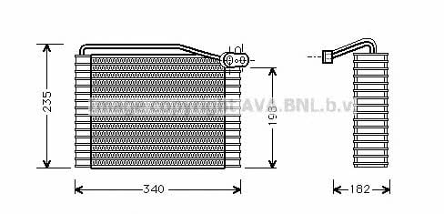 AVA AIV149 Air conditioner evaporator AIV149: Buy near me in Poland at 2407.PL - Good price!