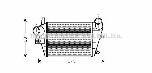 AVA AL4085 Intercooler, charger AL4085: Buy near me in Poland at 2407.PL - Good price!