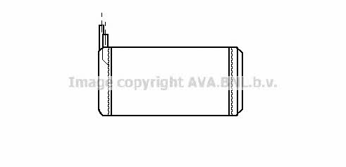 AVA LC6032 Heat exchanger, interior heating LC6032: Buy near me in Poland at 2407.PL - Good price!