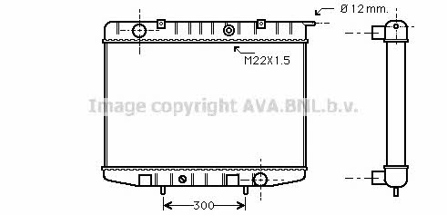 AVA OL2337 Radiator, engine cooling OL2337: Buy near me at 2407.PL in Poland at an Affordable price!