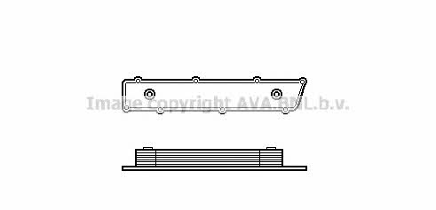 AVA OL3195 Oil cooler OL3195: Buy near me at 2407.PL in Poland at an Affordable price!