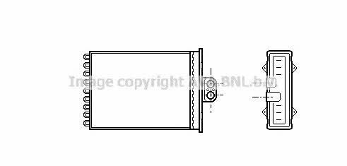 AVA OL6217 Радиатор отопителя салона OL6217: Отличная цена - Купить в Польше на 2407.PL!