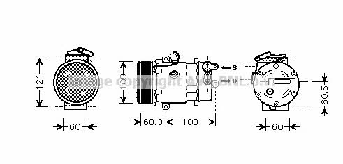 AVA OLK466 Kompressor klimaanlage OLK466: Kaufen Sie zu einem guten Preis in Polen bei 2407.PL!