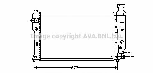 AVA PE2133 Radiator, engine cooling PE2133: Buy near me in Poland at 2407.PL - Good price!