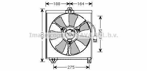 AVA TO7546 Hub, engine cooling fan wheel TO7546: Buy near me in Poland at 2407.PL - Good price!