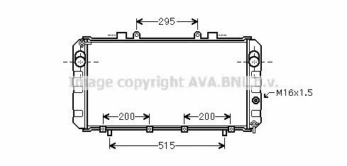 AVA TOA2575 Chłodnica, układ chłodzenia silnika TOA2575: Dobra cena w Polsce na 2407.PL - Kup Teraz!