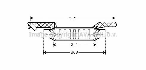 AVA PE3282 Oil cooler PE3282: Buy near me in Poland at 2407.PL - Good price!