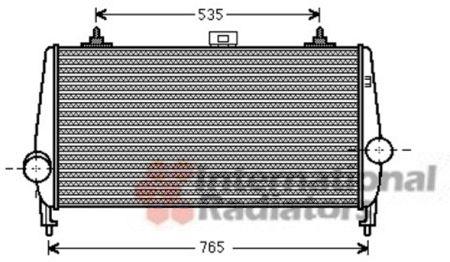 AVA PE4338 Intercooler, charger PE4338: Buy near me in Poland at 2407.PL - Good price!
