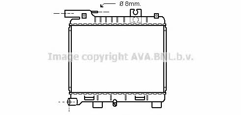 AVA BW2055 Radiator, engine cooling BW2055: Buy near me in Poland at 2407.PL - Good price!