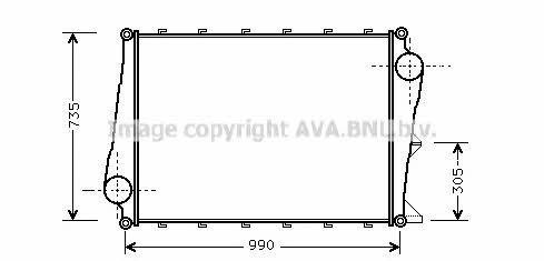 AVA VL4021 Интеркулер VL4021: Отличная цена - Купить в Польше на 2407.PL!