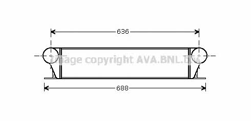 AVA BW4253 Chłodnica powietrza doładowującego (intercooler) BW4253: Dobra cena w Polsce na 2407.PL - Kup Teraz!