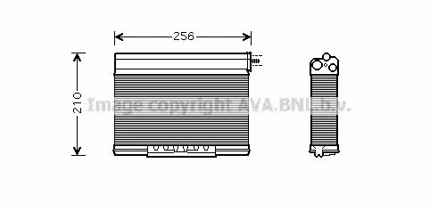 AVA BW6261 Heat exchanger, interior heating BW6261: Buy near me in Poland at 2407.PL - Good price!