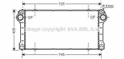 AVA TO4476 Intercooler, charger TO4476: Buy near me in Poland at 2407.PL - Good price!