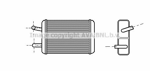 AVA TO6122 Heat exchanger, interior heating TO6122: Buy near me at 2407.PL in Poland at an Affordable price!