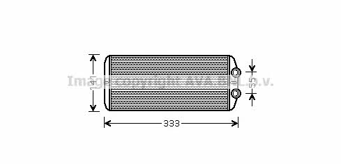 AVA PEA6312 Heat exchanger, interior heating PEA6312: Buy near me in Poland at 2407.PL - Good price!